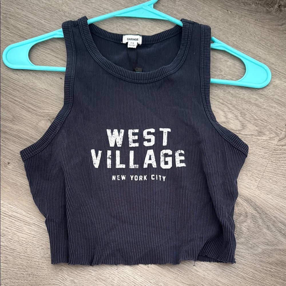 Garage Navy Blue Women's Tank Top